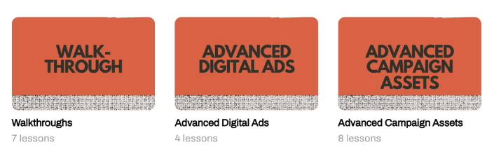 AdSkills Academy Advanced Course Modules